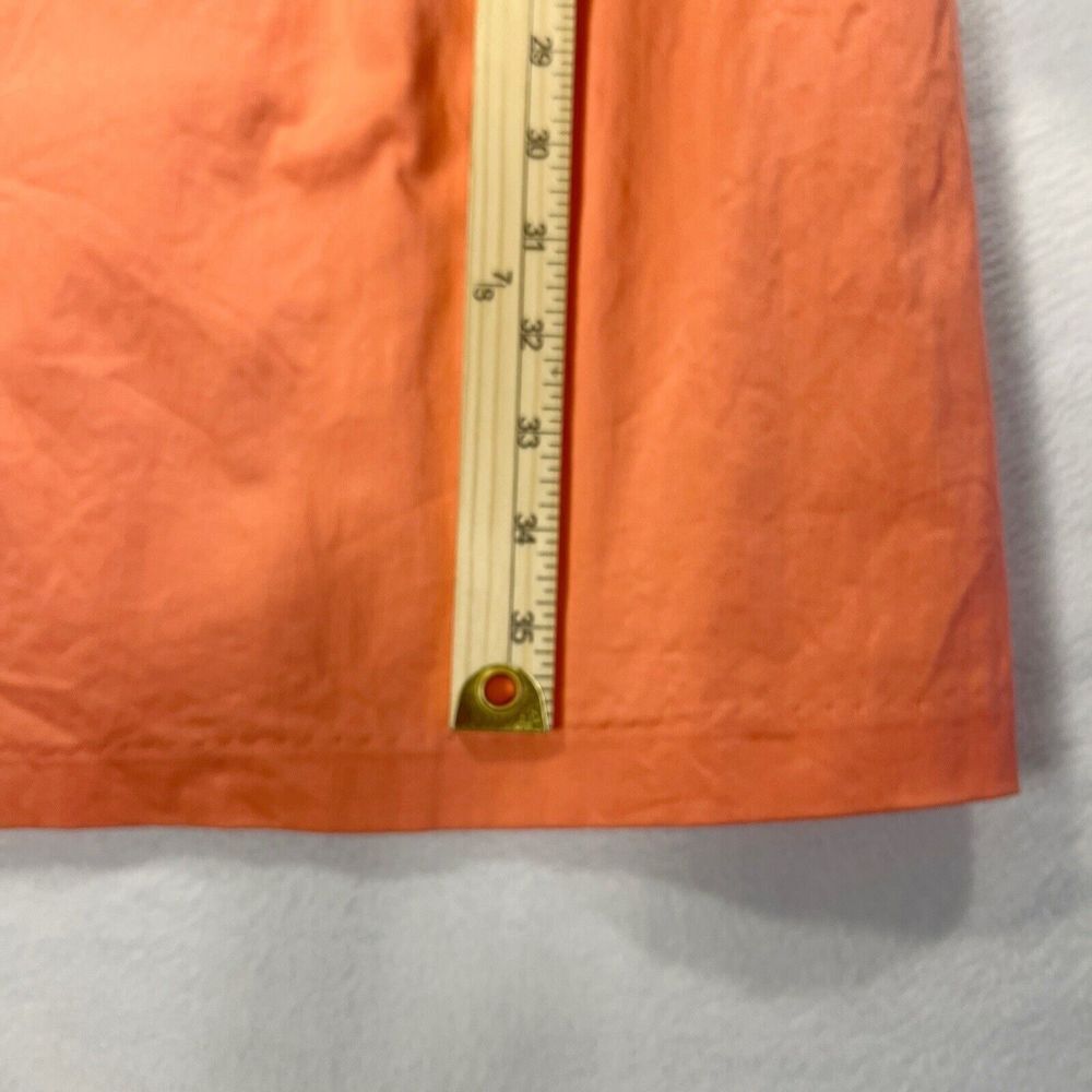 Isaac Mizrahi Live Sleeveless Women's Dress Orange Lined Midi Size 14 - Picture 12 of 14